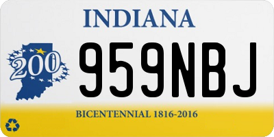IN license plate 959NBJ