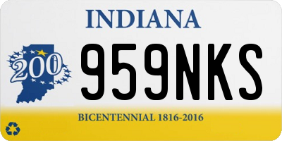 IN license plate 959NKS