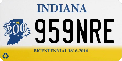 IN license plate 959NRE