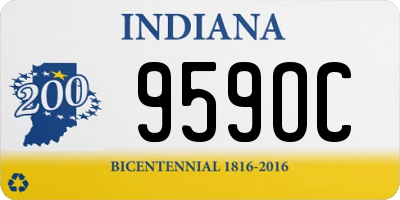 IN license plate 959OC