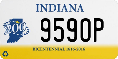 IN license plate 959OP