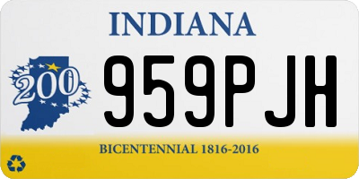 IN license plate 959PJH