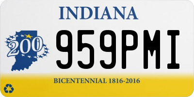 IN license plate 959PMI