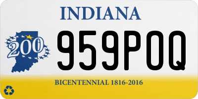 IN license plate 959POQ