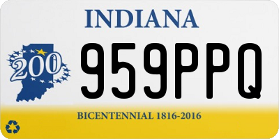 IN license plate 959PPQ