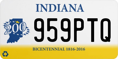 IN license plate 959PTQ