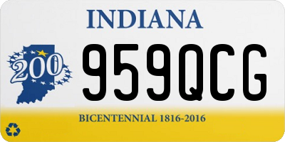 IN license plate 959QCG