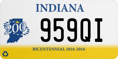 IN license plate 959QI