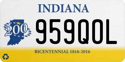 IN license plate 959QOL
