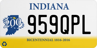 IN license plate 959QPL