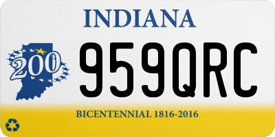IN license plate 959QRC