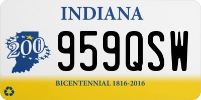 IN license plate 959QSW