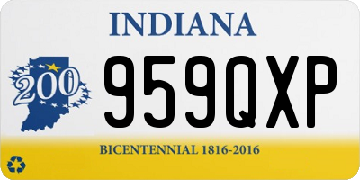IN license plate 959QXP
