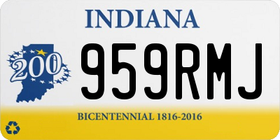 IN license plate 959RMJ