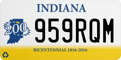 IN license plate 959RQM