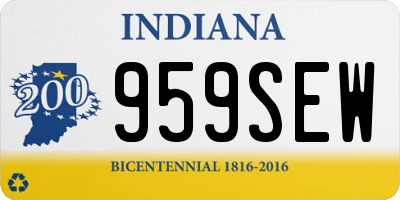IN license plate 959SEW