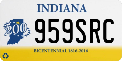 IN license plate 959SRC