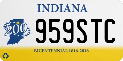 IN license plate 959STC