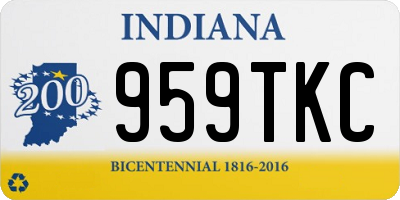 IN license plate 959TKC