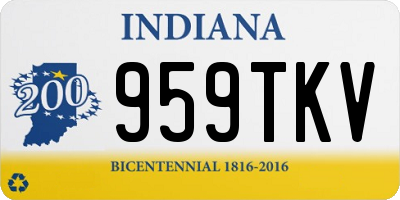 IN license plate 959TKV