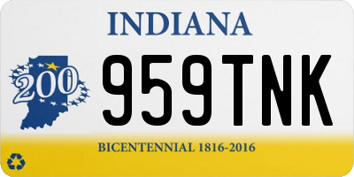 IN license plate 959TNK