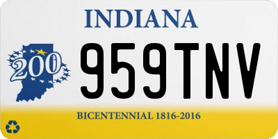 IN license plate 959TNV
