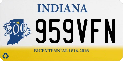 IN license plate 959VFN