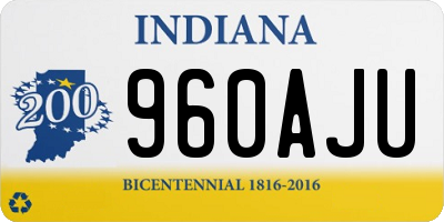 IN license plate 960AJU