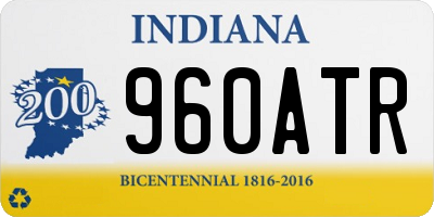 IN license plate 960ATR