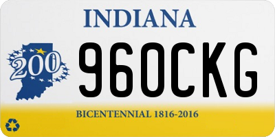 IN license plate 960CKG