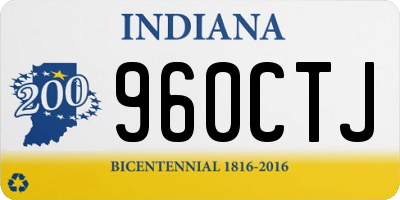 IN license plate 960CTJ