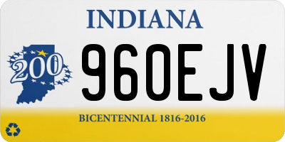 IN license plate 960EJV