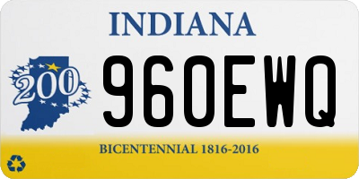 IN license plate 960EWQ