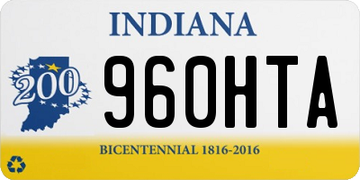 IN license plate 960HTA