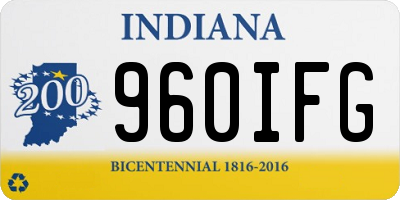 IN license plate 960IFG