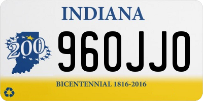 IN license plate 960JJO