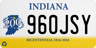 IN license plate 960JSY