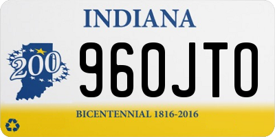 IN license plate 960JTO