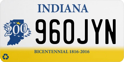 IN license plate 960JYN