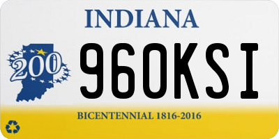 IN license plate 960KSI