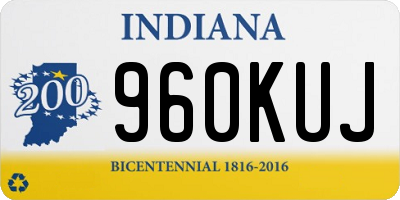 IN license plate 960KUJ