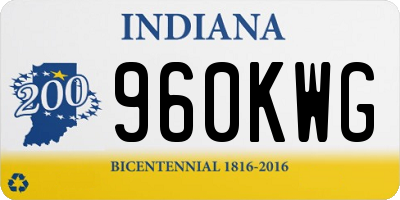 IN license plate 960KWG