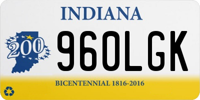 IN license plate 960LGK