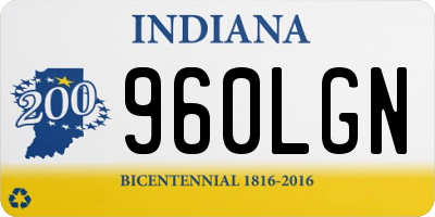 IN license plate 960LGN