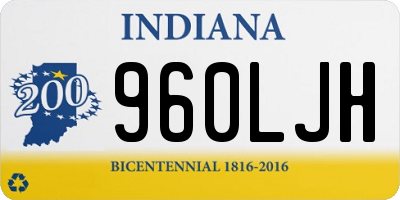 IN license plate 960LJH