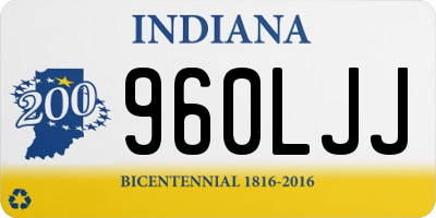 IN license plate 960LJJ