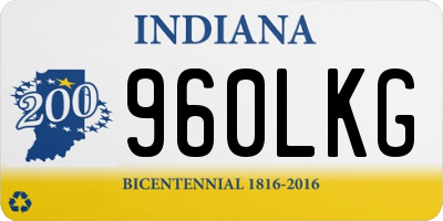 IN license plate 960LKG