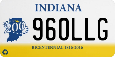 IN license plate 960LLG