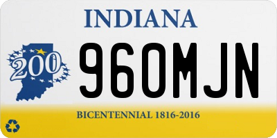 IN license plate 960MJN