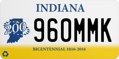 IN license plate 960MMK